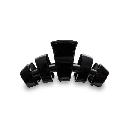 Jet Black Small Classic Hair Clip