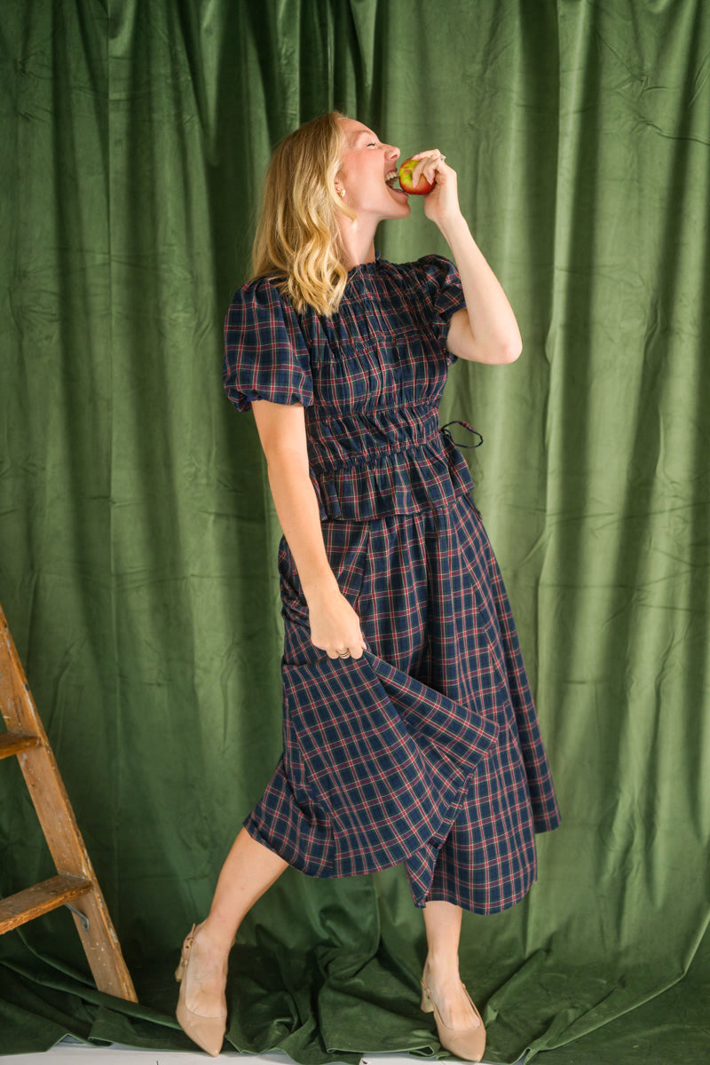 Plaid to Meet You Top