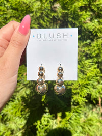 Large Ball Hoop Earring