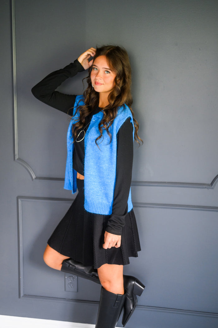 Poolside Prep Button Cardigan
