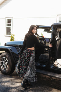 Melanie Floral Flow Skirt