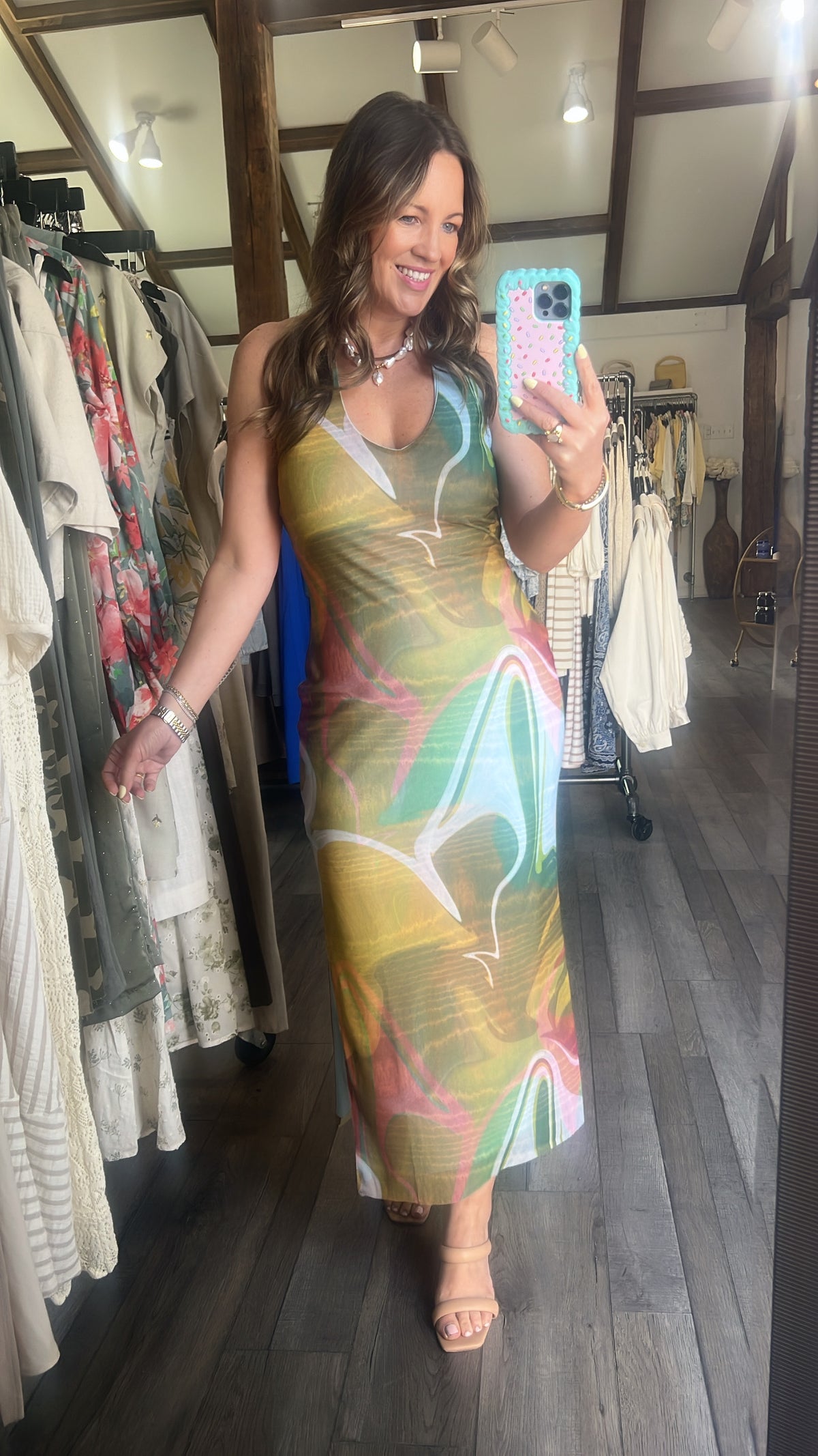Jaslyn Dress Marble