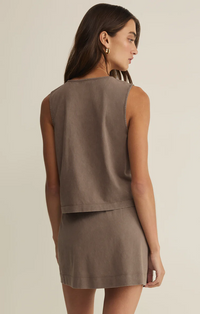 Noelle Jersey Top Perfectly Taupe