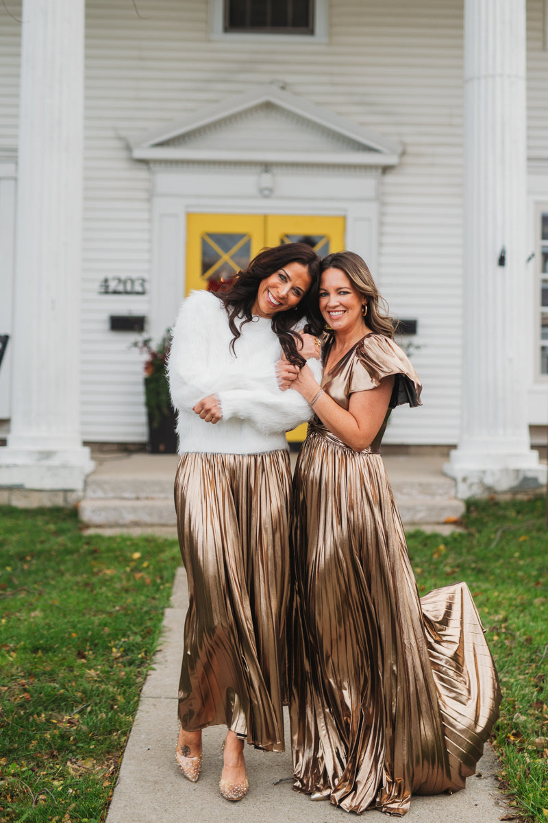 24 Karat Twist Front Dress