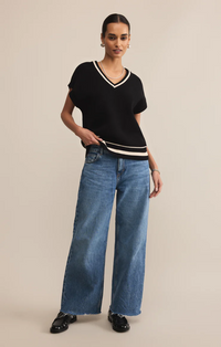 Fletcher Sweater Vest Black