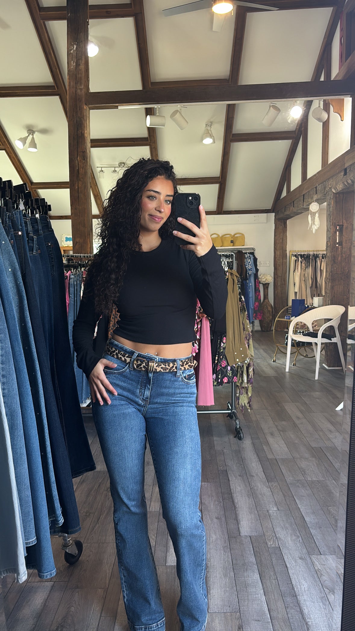 Wish Ribbed Long Sleeve Top