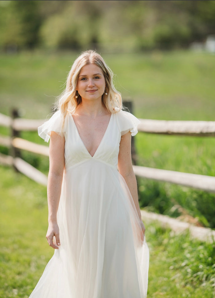 Daphne Divine Tulle Dress-Cream