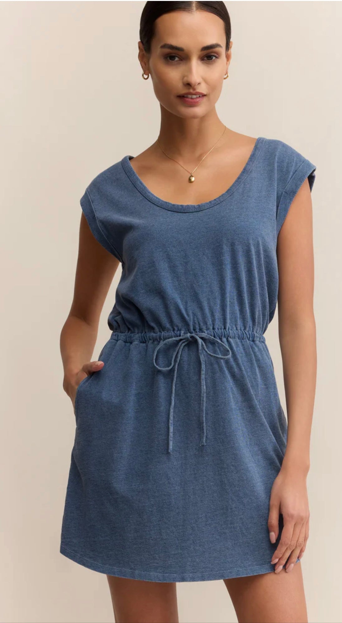 Dayshift Denim Mini Dress Vintage Indigo