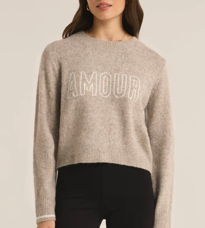 Amour Milan Sweater Taupe