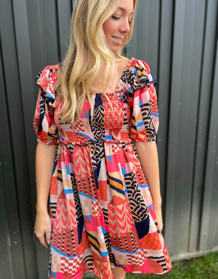 Silky Adventure Dress-L