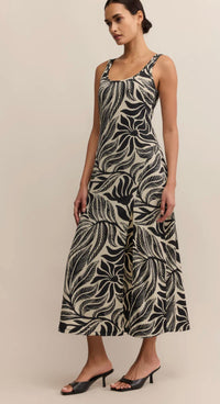 Polanco Leaf Midi Dress