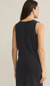 Sloane V Neck Top Black