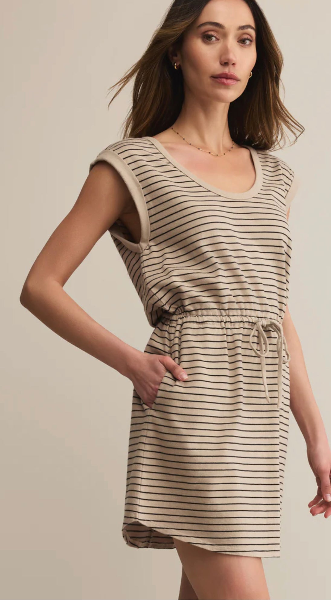Dayshift Striped Mini Dress Retreat
