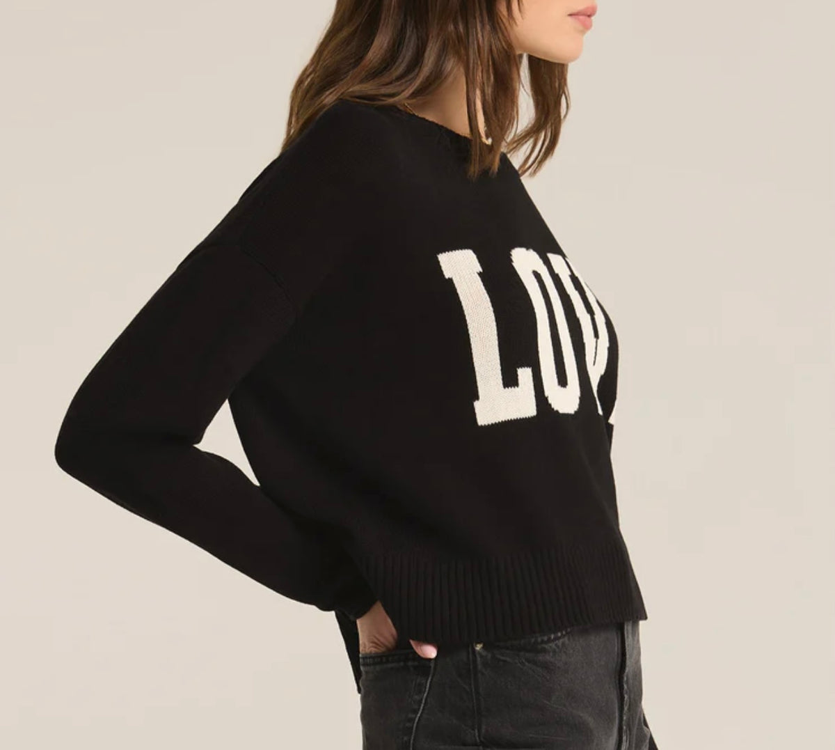 Sienna Love Sweater Black