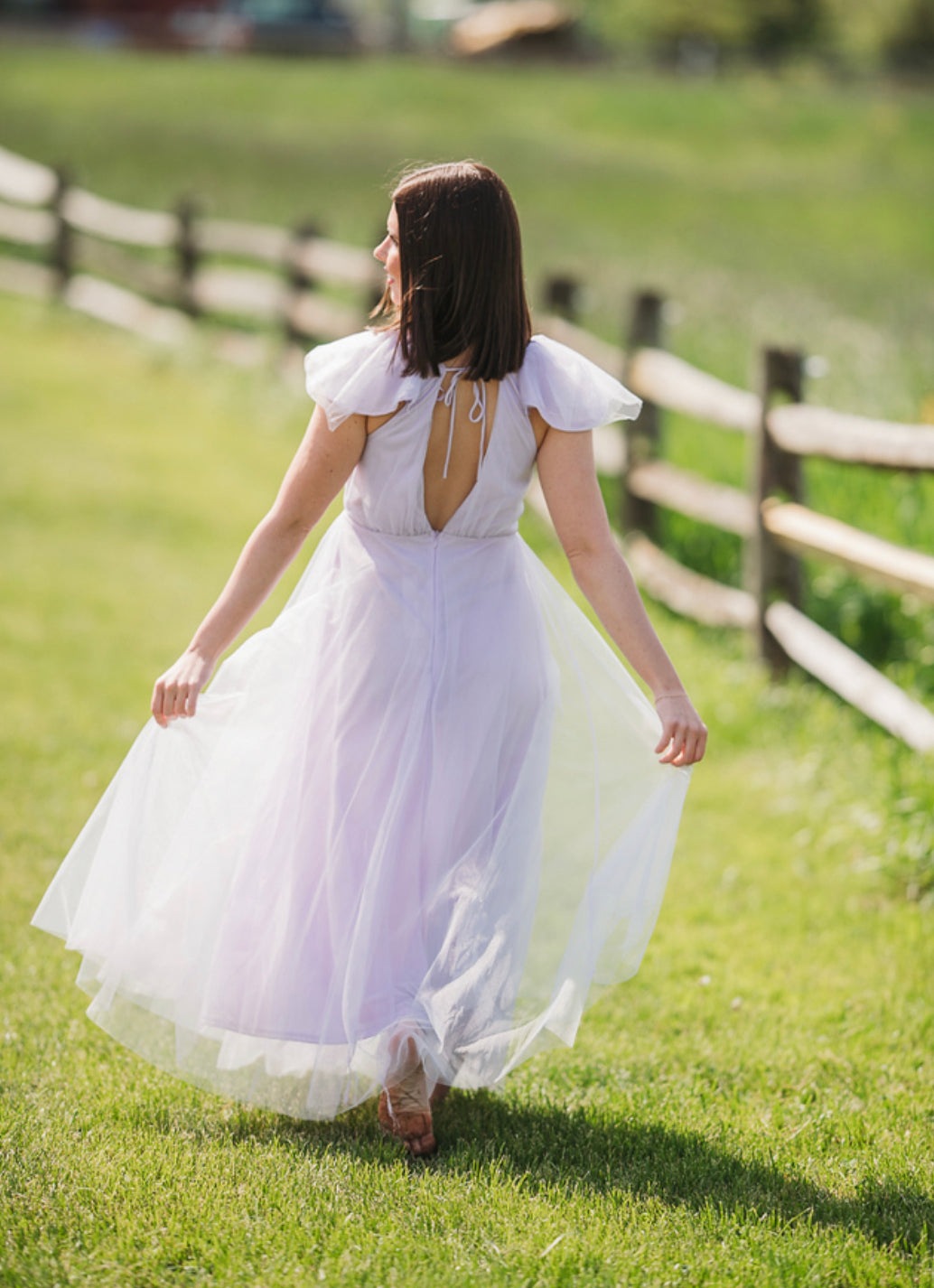 Daphne Divine Tulle Dress-Lilac