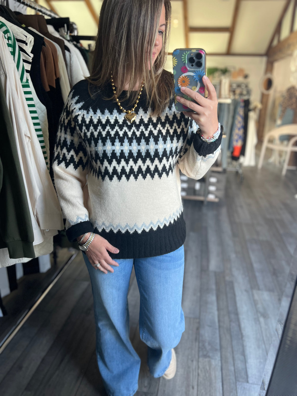 Fair Isle Cozy Sweater