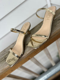 Jeanne Kitten Heel Gold