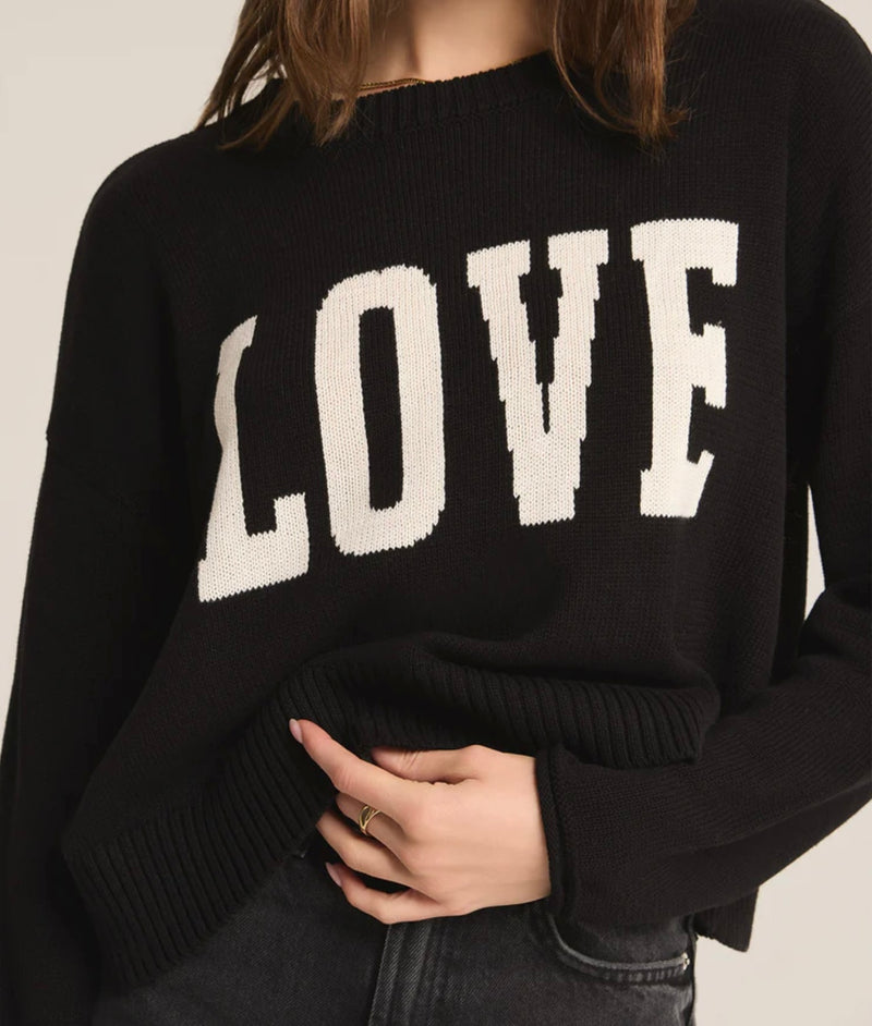 Sienna Love Sweater Black