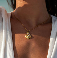 Luna Amulet Necklace Gold
