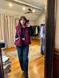 Cherry Kiss Puffer Vest