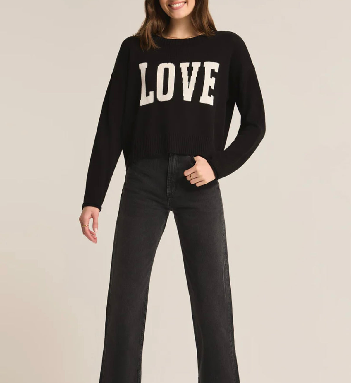 Sienna Love Sweater Black