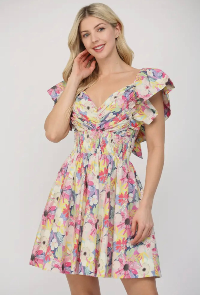 Spring Floral Fling Dress