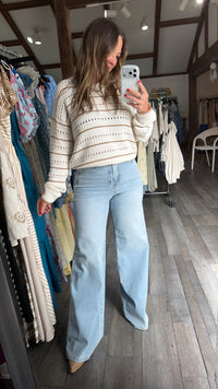 Judy Blue Tummy Control Retro Wide With Curve Jean