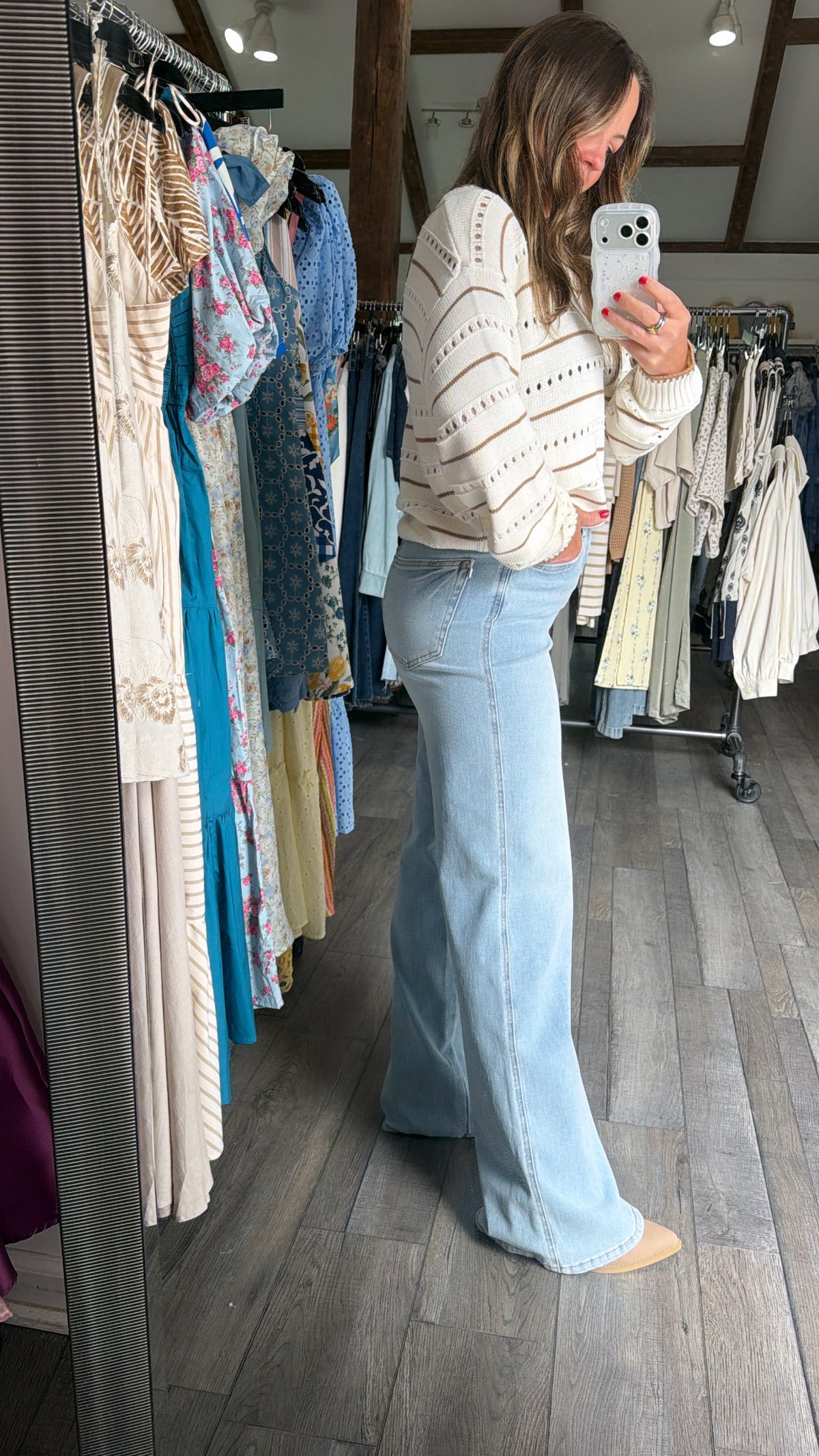 Judy Blue Tummy Control Retro Wide With Curve Jean