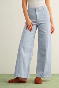 Light Blue Washed Color Pants