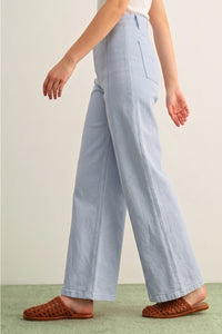Light Blue Washed Color Pants