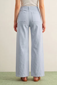 Light Blue Washed Color Pants