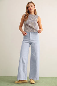 Light Blue Washed Color Pants