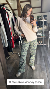 Wandering Waffle Button Top