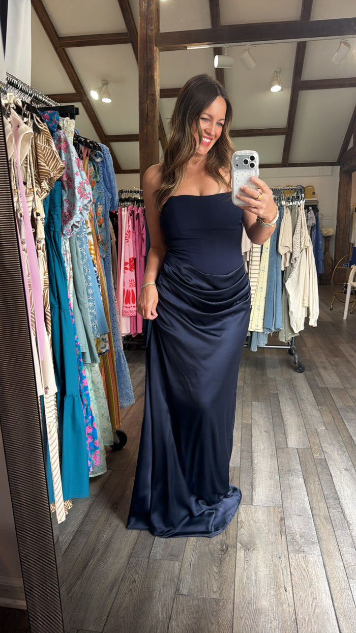 Senna Strapless Mermaid Maxi Dress