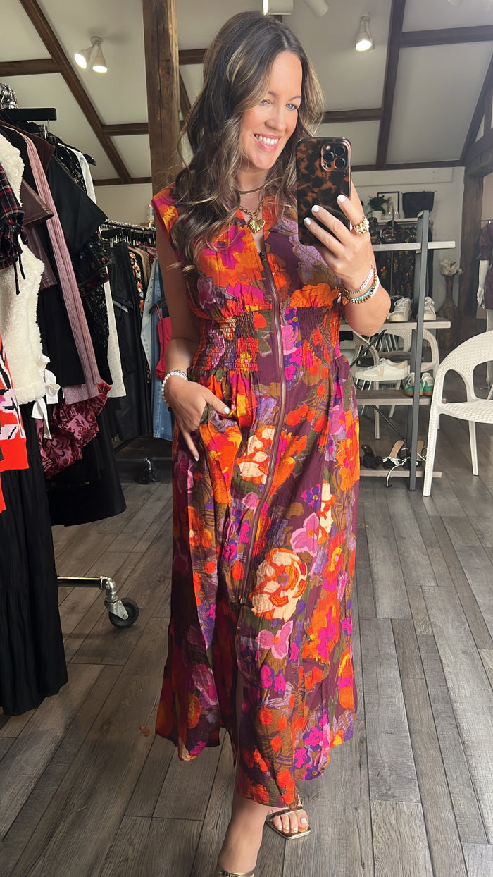 Cassiopeia Zip Midi Dress