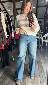 Tall scissor Cut Wide Leg Jean