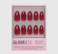 Classic Red Press On Nails Short Almond
