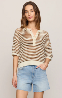 Kylo Striped Sweater Taro