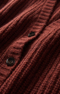 Whitmore Oversized Cardigan - Velvet Rouge