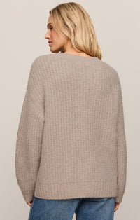 Whitmore Oversized Cardigan - Light Khaki
