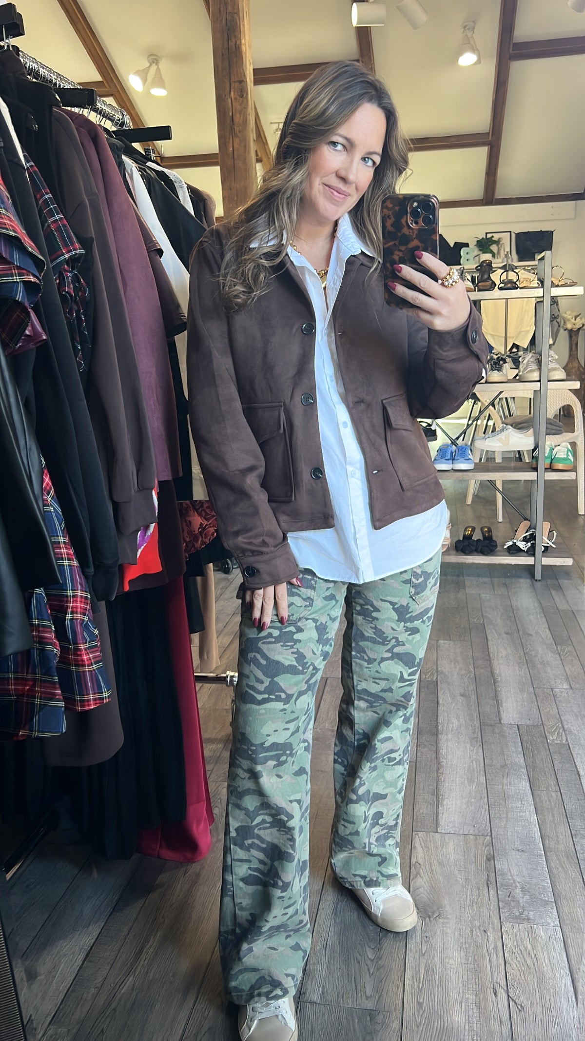 Take Your Time Faux Suede Jacket