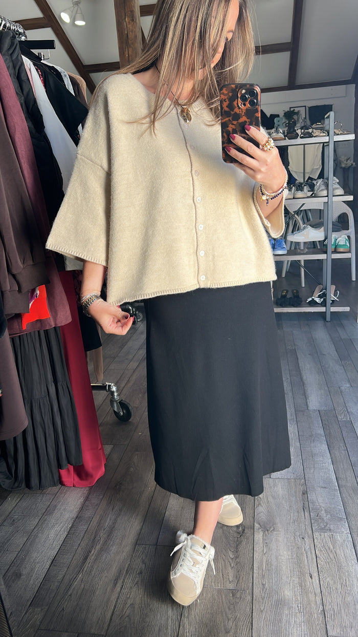 The Taylor Cardigan - Ecru