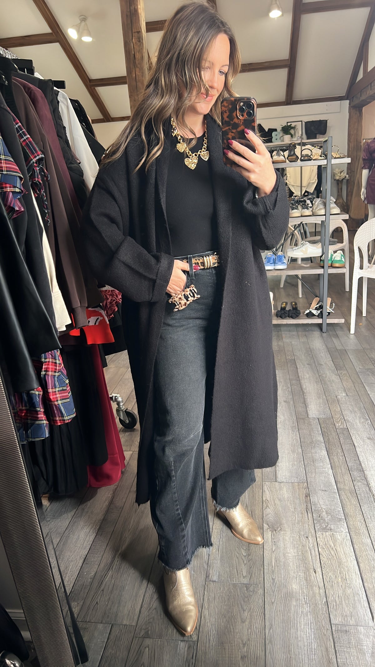 Destin For Greatness Long Cardigan With Pockets