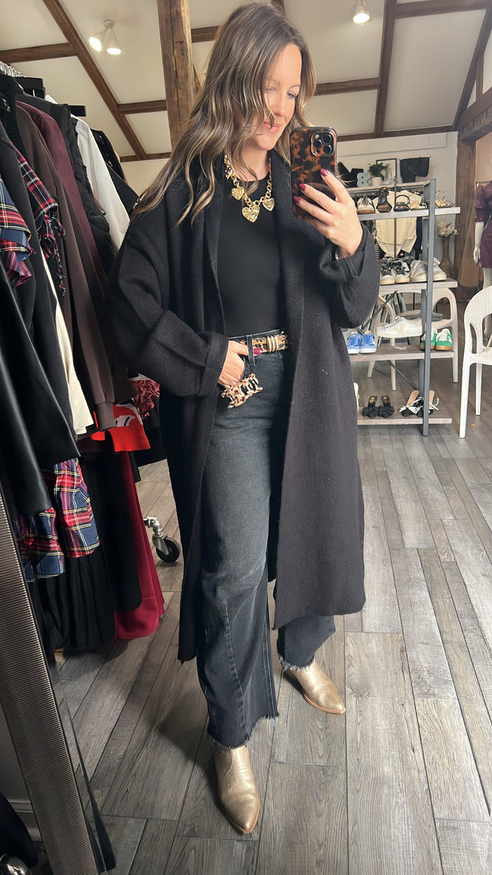 Destin For Greatness Long Cardigan With Pockets