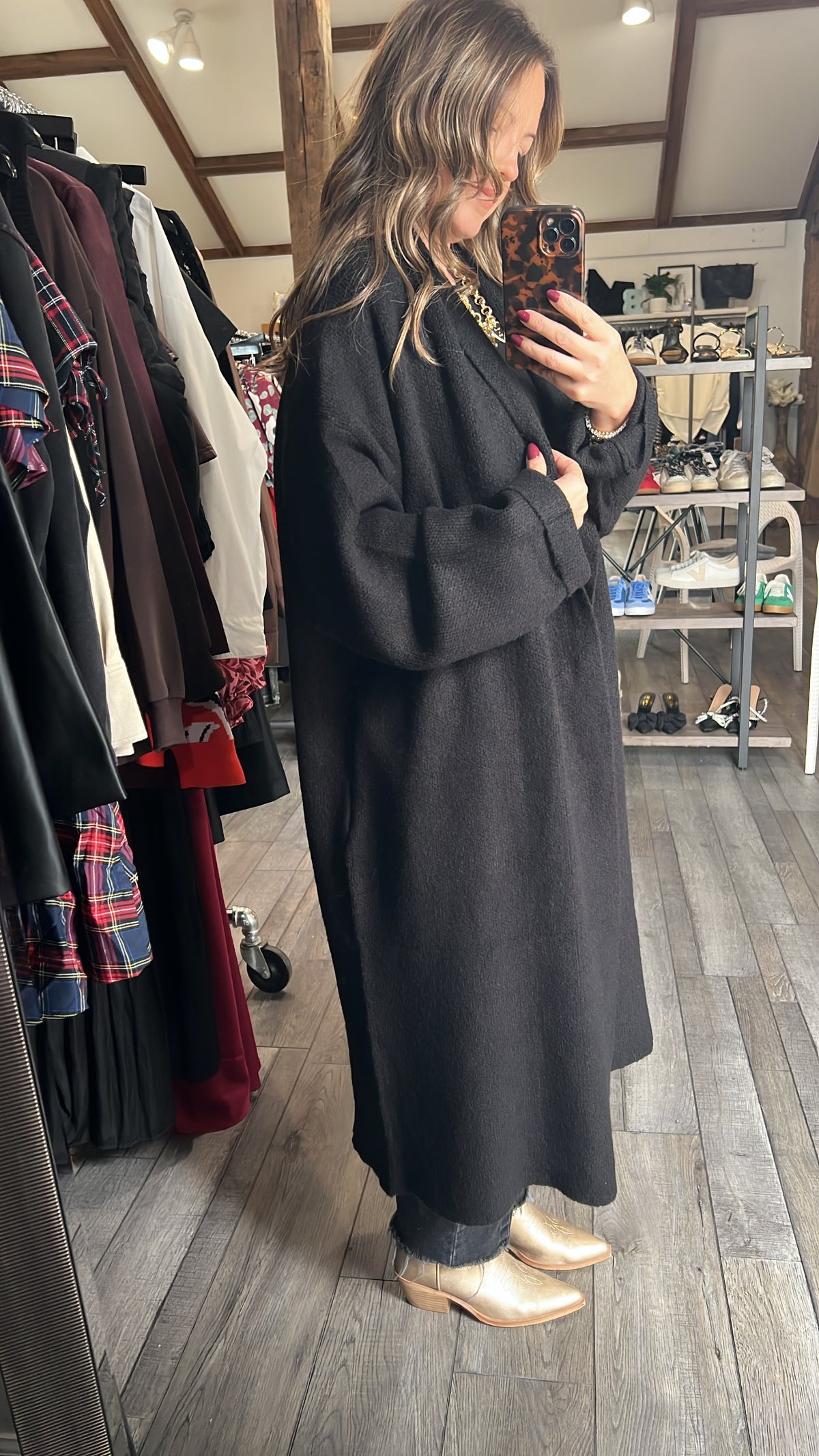 Destin For Greatness Long Cardigan With Pockets