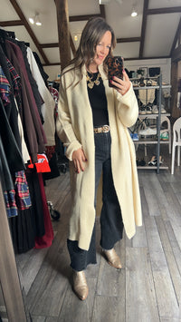 Destin For Greatness Long Cardigan With Pockets