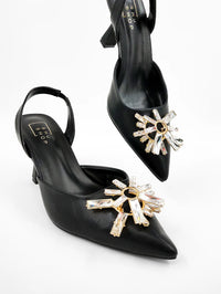 Noor Heel-Black