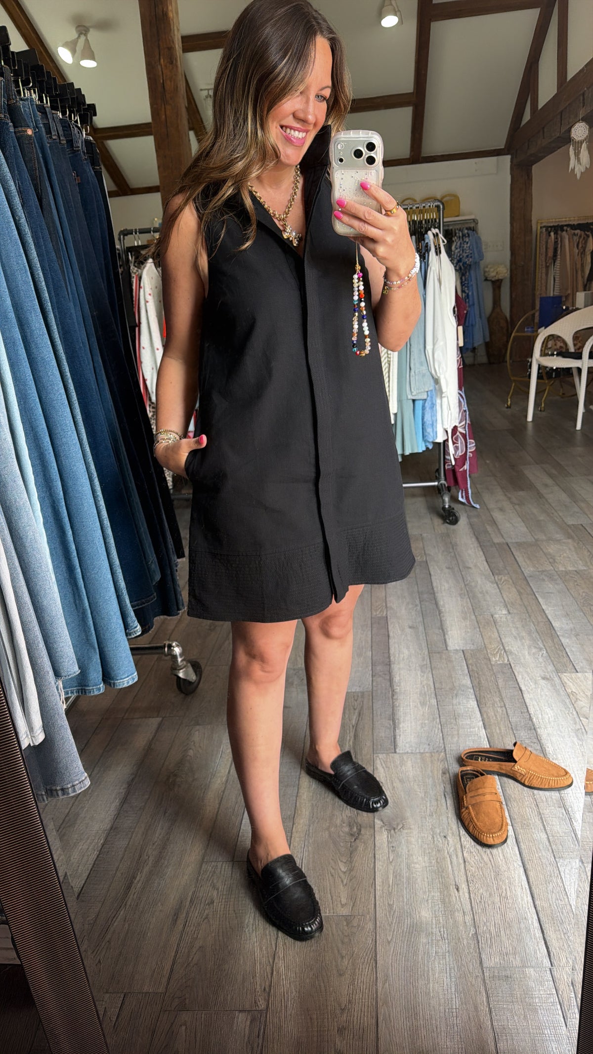 Everyday Chic Black Short Dress