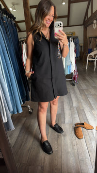 Everyday Chic Black Short Dress