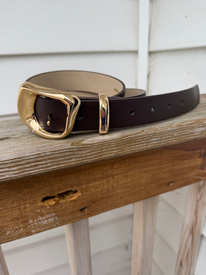 Link Belt - Chocolate/Gold
